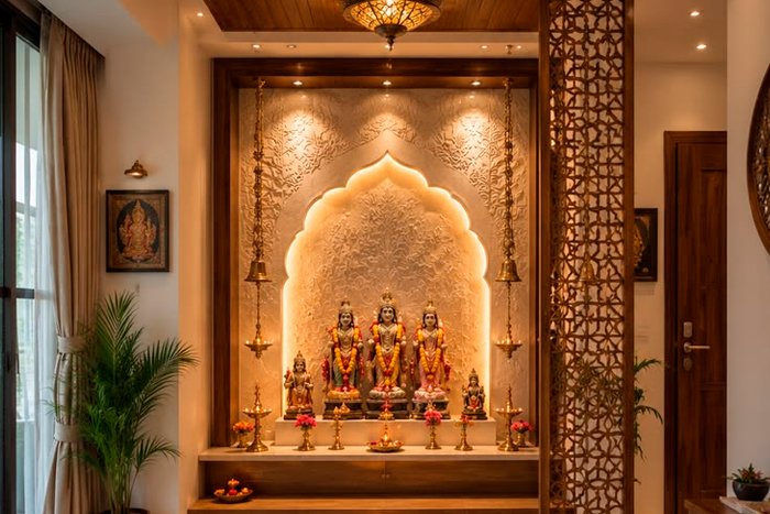 Puja room interior